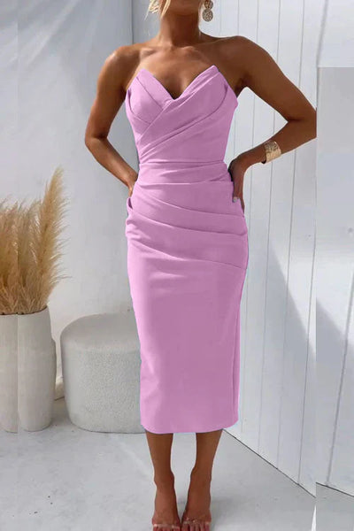 Florence | Backless Midi Dress