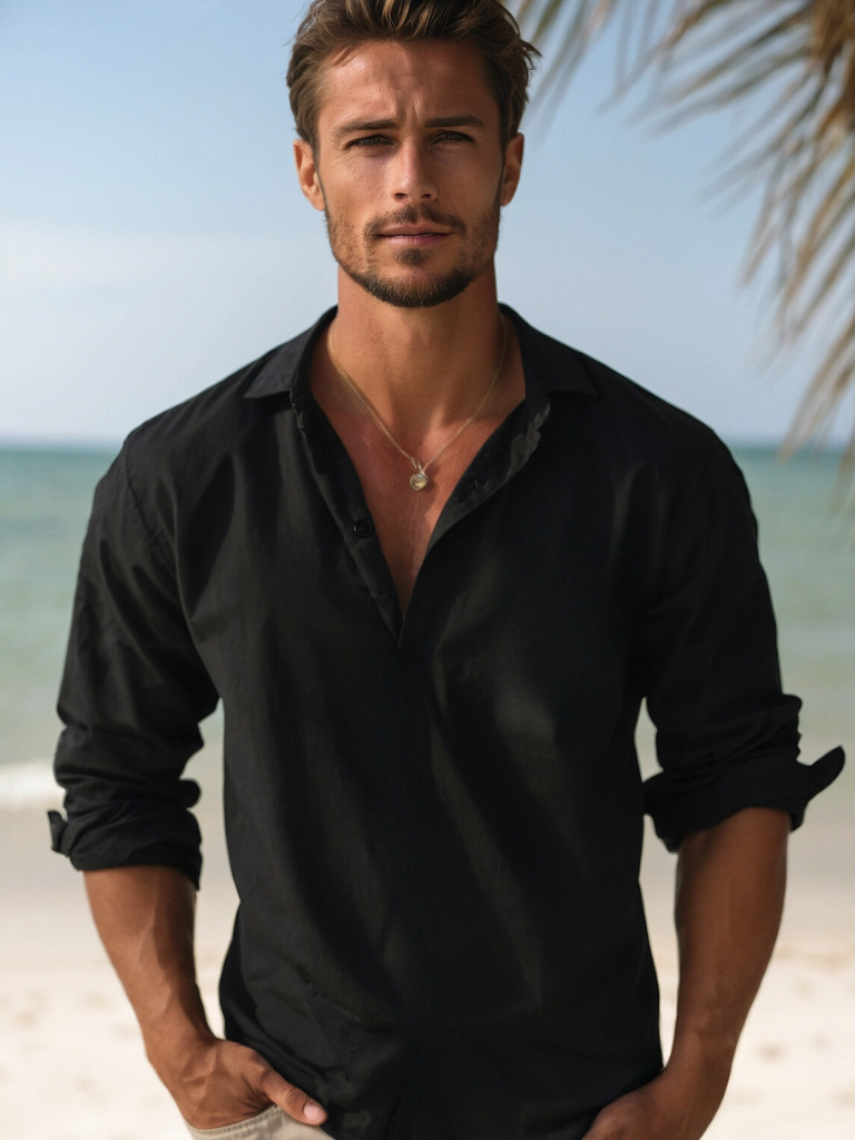 Ethan – Linen Summer Shirt