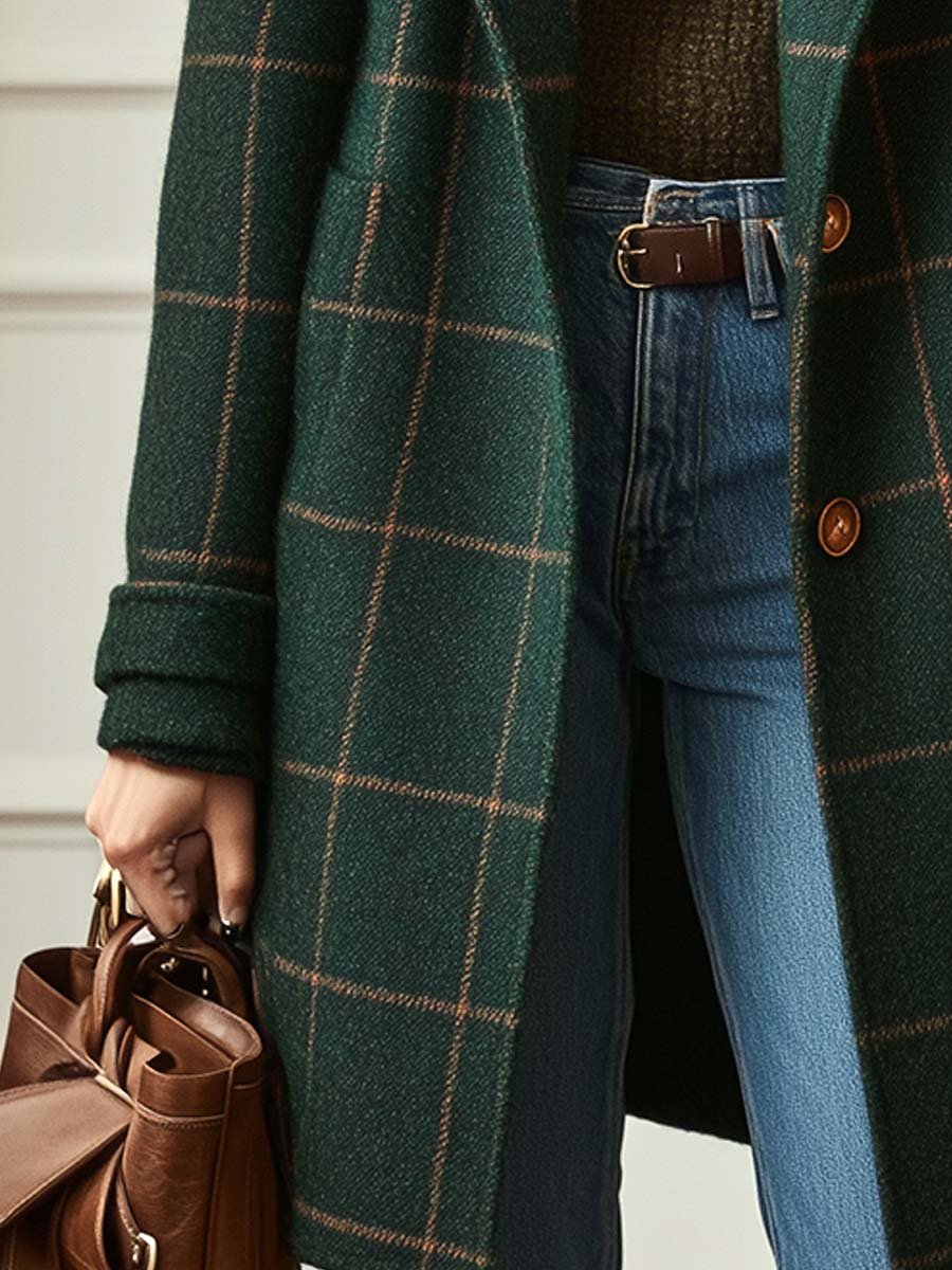 Maison Oxford | Checked Coat